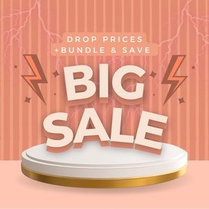 MONDAY DROP PRICES + BUNDLE & SAVE WITH DISCOUNTS + 2 or MORE ITEMS 🛒🛍️🛍️